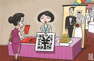 伴娘掛二維碼收取禮金，微信掃碼支付到處是商機(jī)！