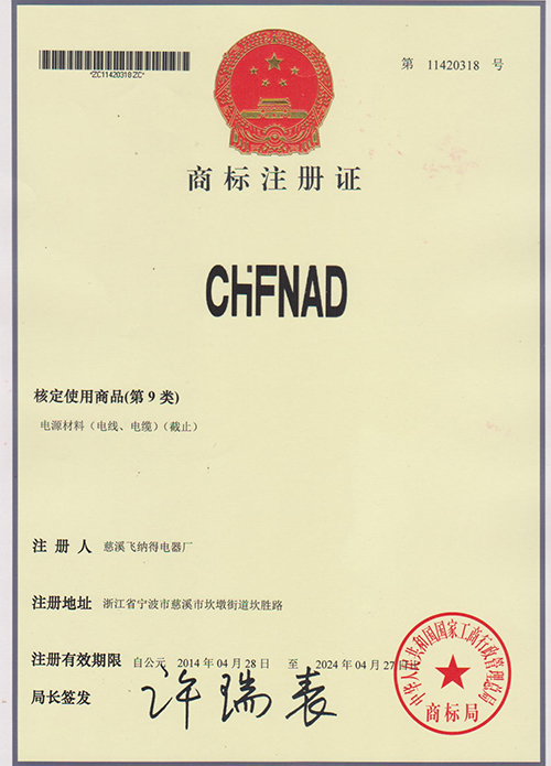chfnad的商標(biāo)