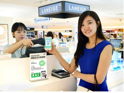 掃碼支付實際場景